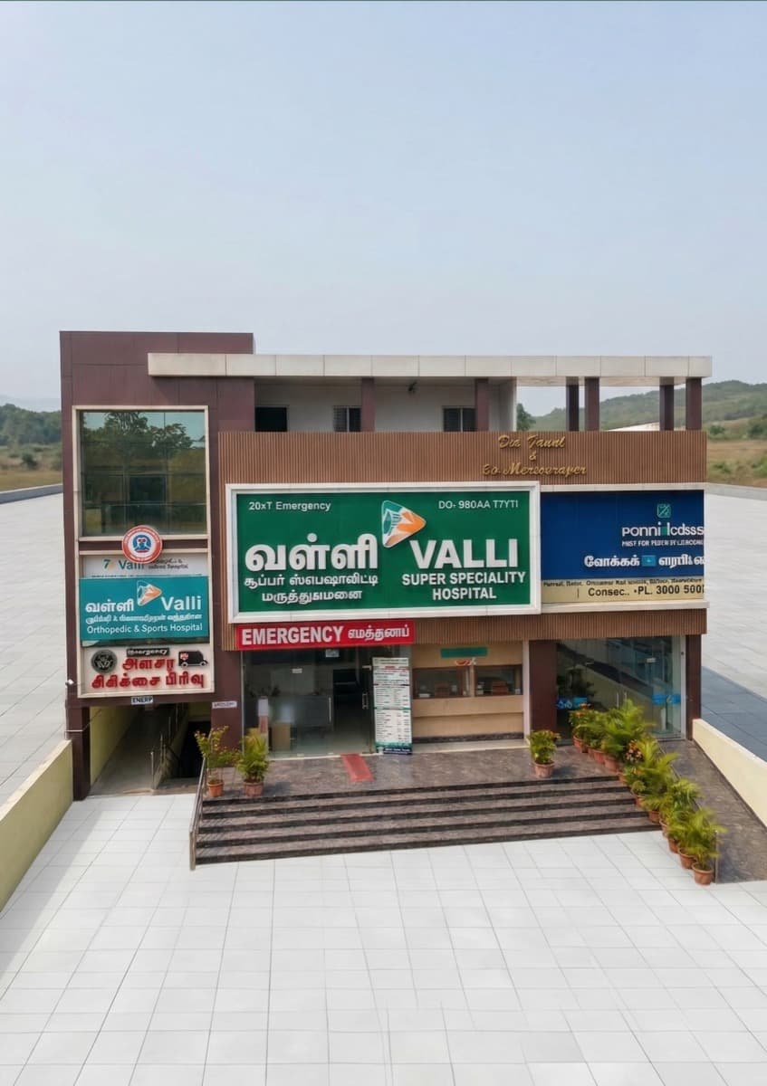 Valli Superspecialty Hospital building — Salem, Tamil Nadu